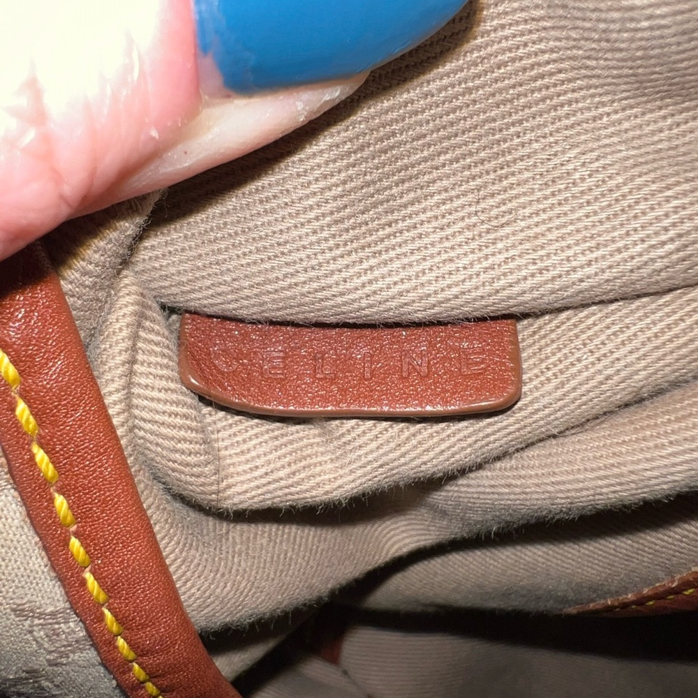Celine Vintage Macadam Poulbot Shoulder Bag - Picture 11 of 12